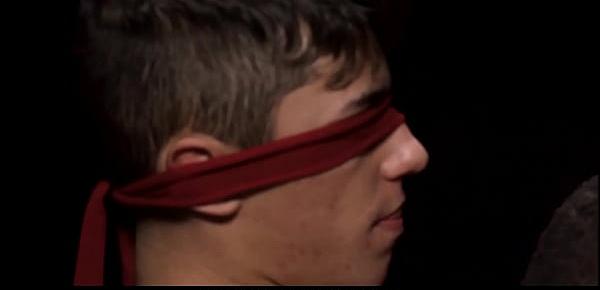  Young Athletic Latino Mormon Boy Blindfolded And Fucked By Church Leader